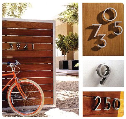 Mid-Century Modern House Numbers Buying Guide