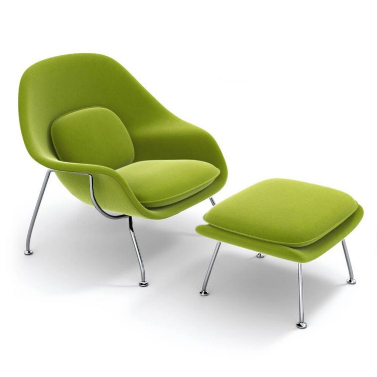 lime womb chair